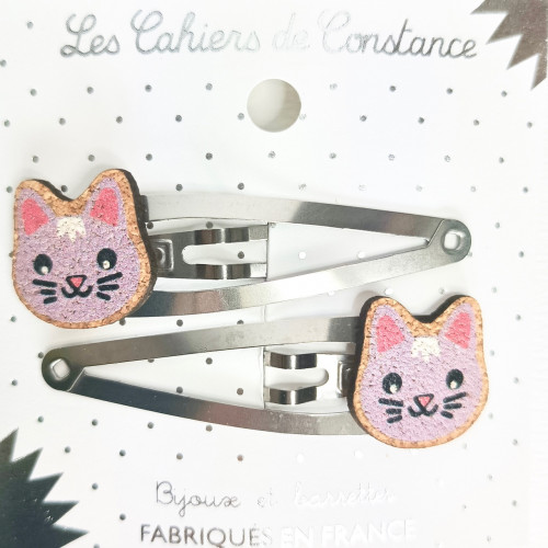 Barrettes Chat