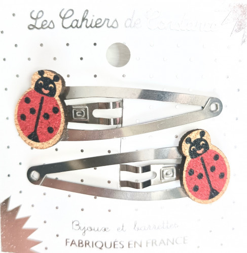 Barrettes Coccinelle