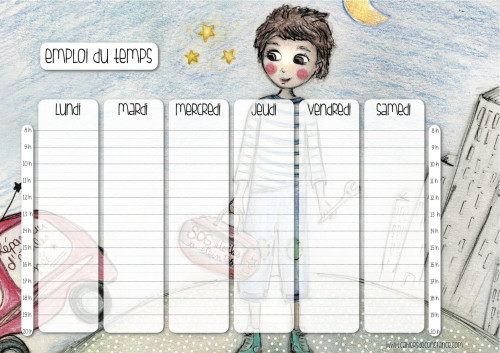 Emploi du temps Clément