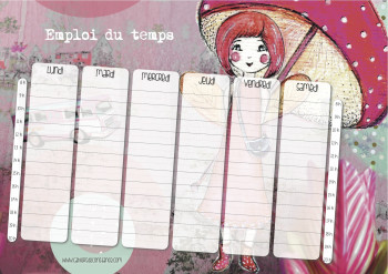 Emploi du temps Matilda