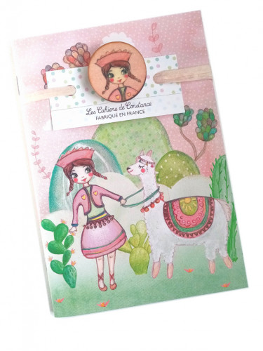 Carnet badgé Lama