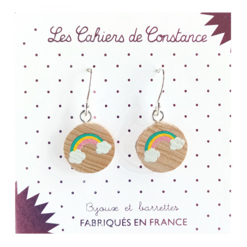 Petites boucles pendantes Nuage