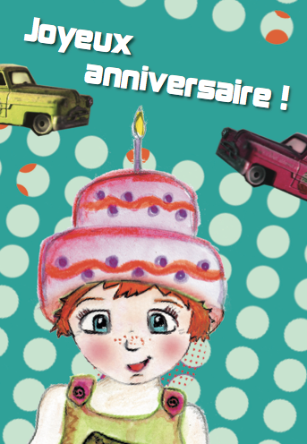 Carte «&nbsp;Joyeux anniversaire !&nbsp;» garçon