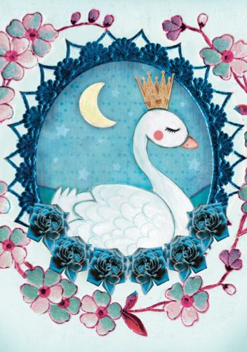 Carte  «&nbsp;Cygne&nbsp;»