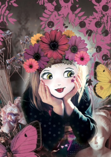 Carte «&nbsp;Garance rose&nbsp;»