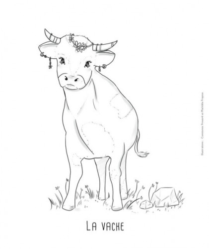 Coloriage Du coq à l'âne