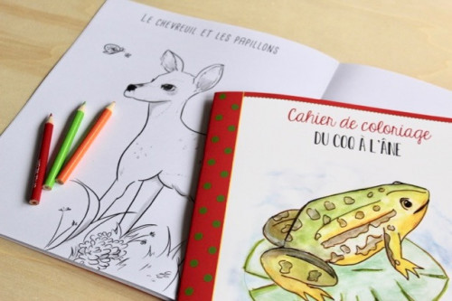 Coloriage Du coq à l'âne