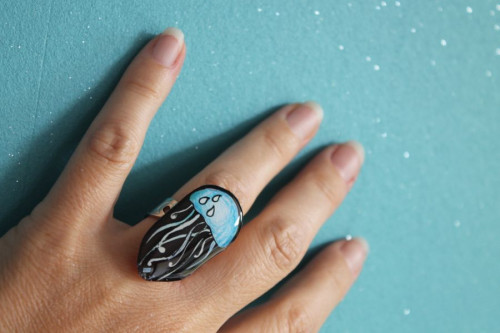 Bague adulte Méduse